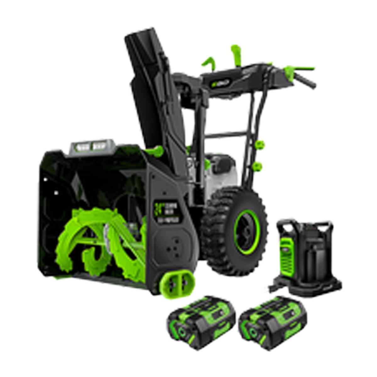 POWER+ 24 in. Self-Propelled 2-Stage Snow Blower with Peak Power™ and (2) 7.5 Batteries and Dual Port Charger