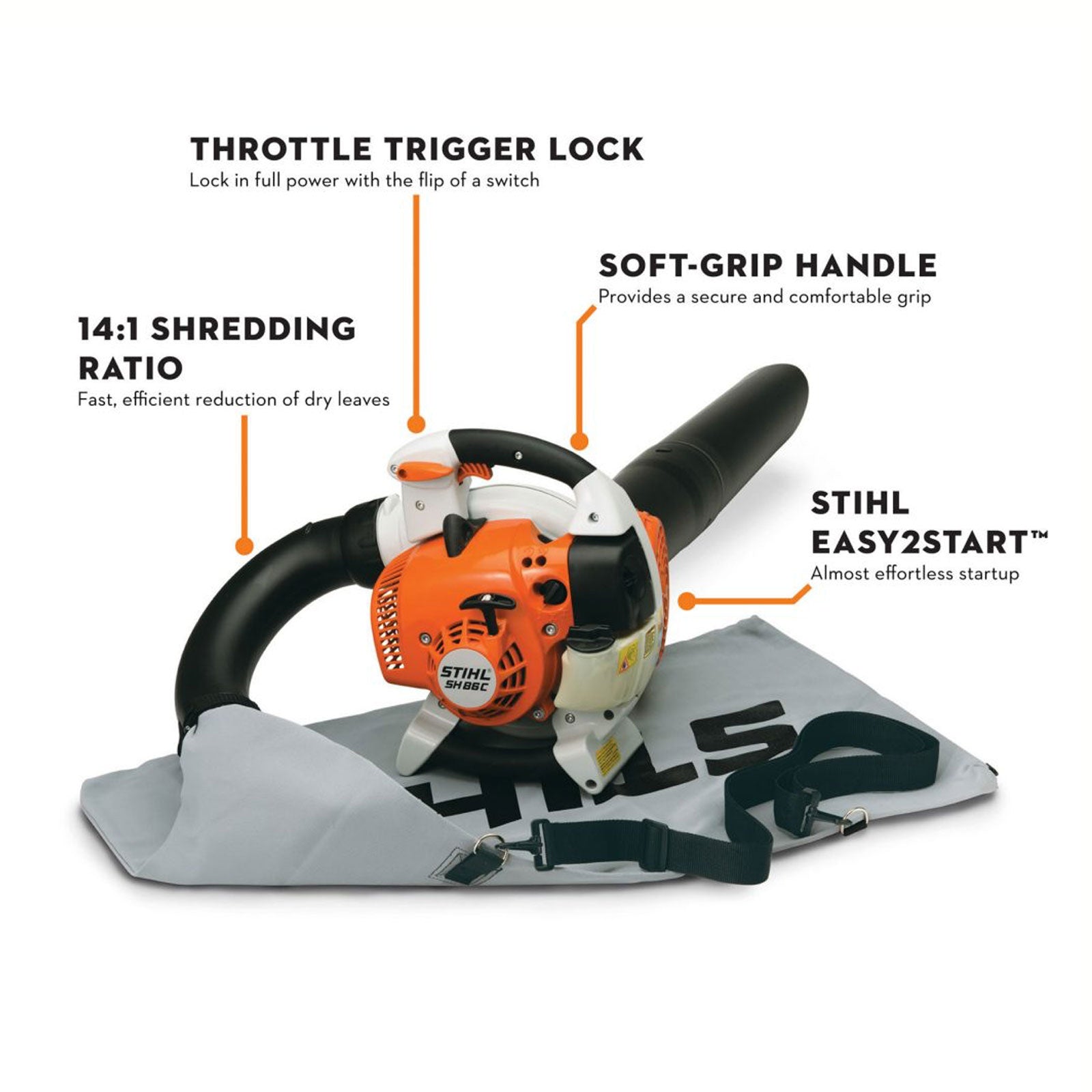 SH 56 Gasoline Vacuum Shredder