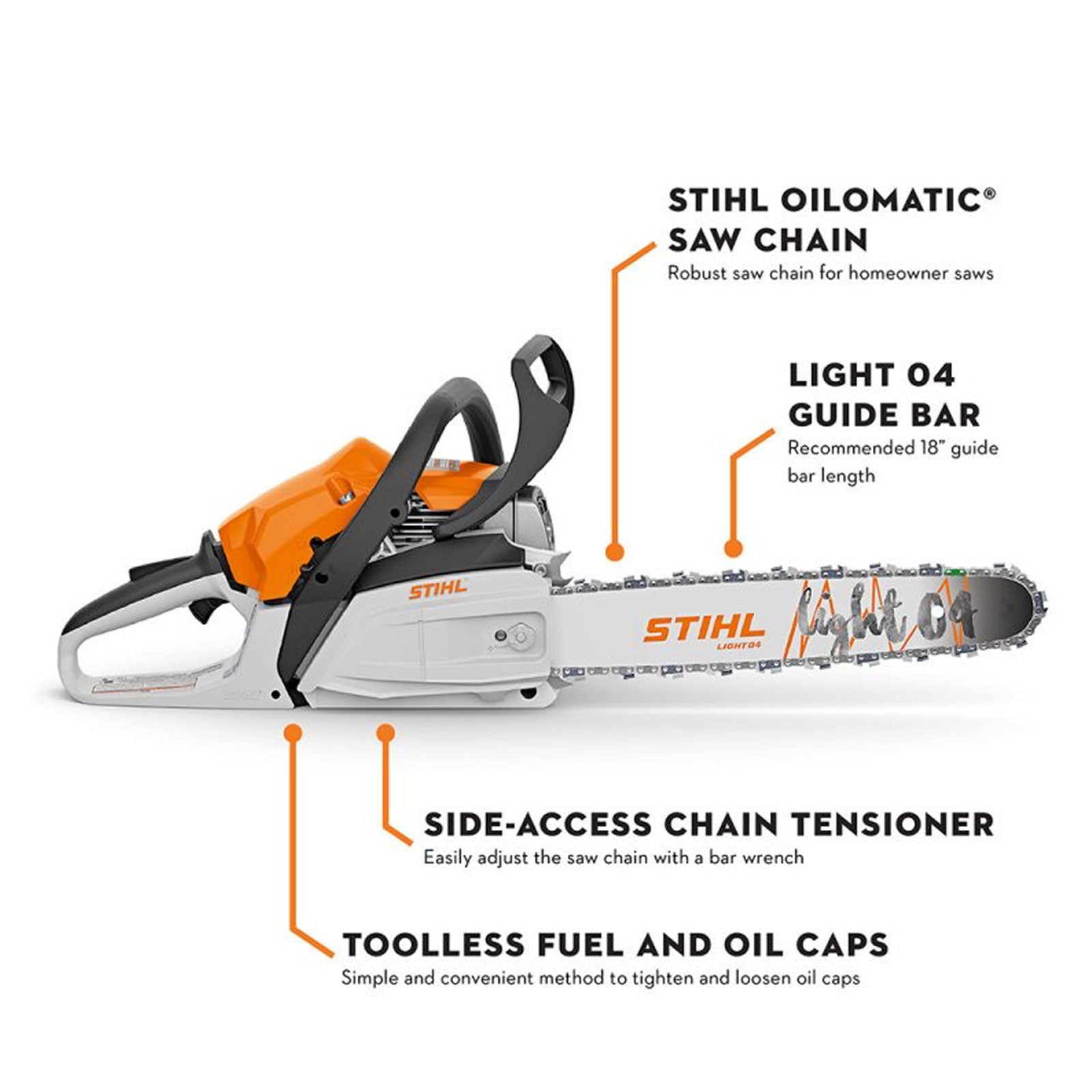 STIHL MS 182 Gasoline Chainsaw