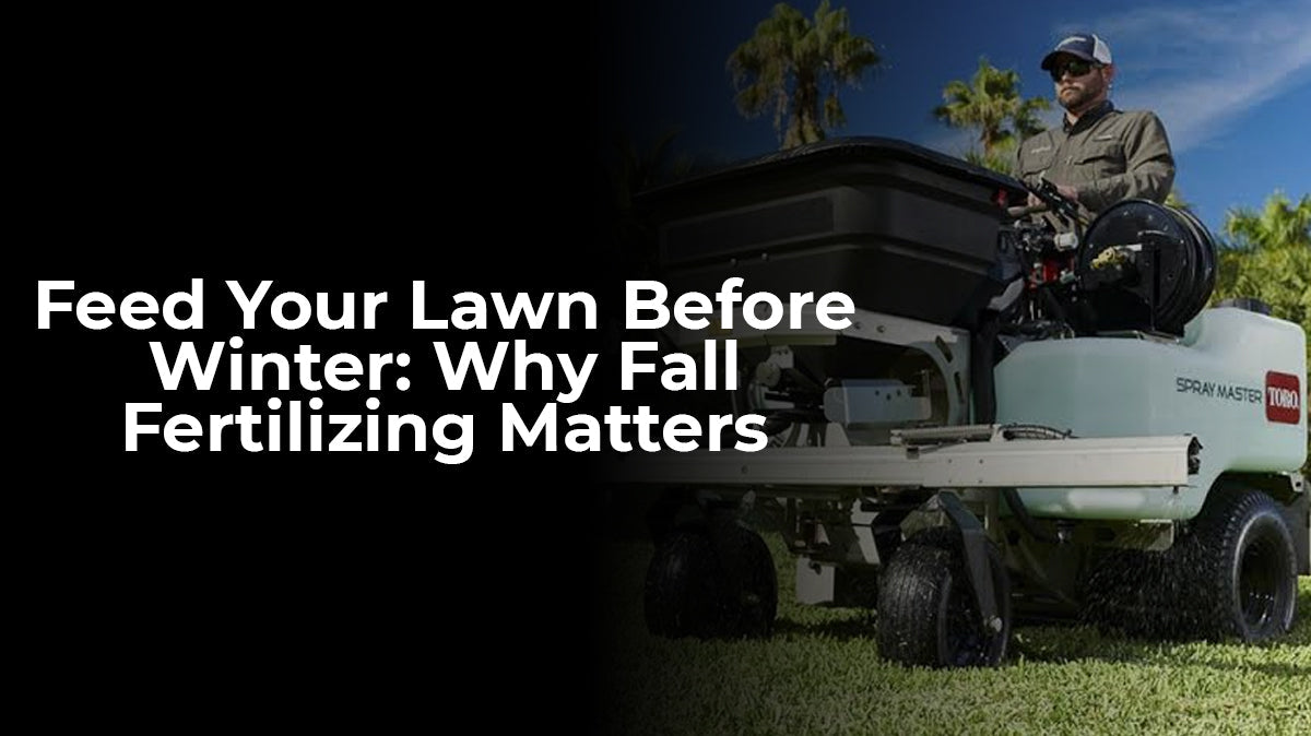 Feed Your Lawn Before Winter: Why Fall Fertilizing Matters