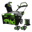 POWER+ Peak Power™ Snow Blower with Steel Auger and (2) 5.0ah Batteries and Dual Port Charger