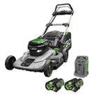 Power+ 21" Self-Propelled Mower with two 4.0Ah batteries and rapid charger