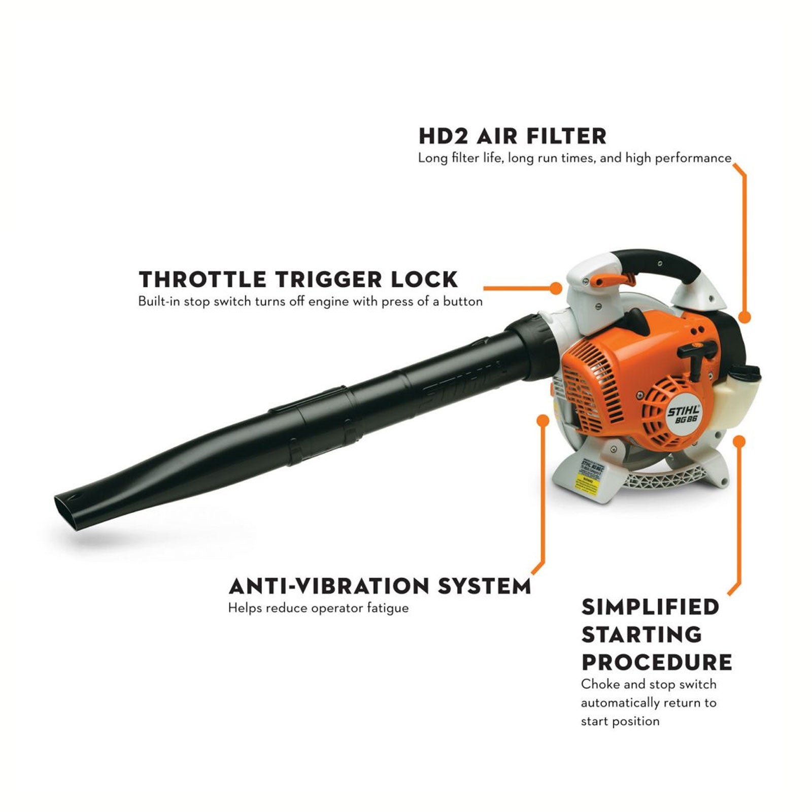 STIHL BG 86 C-E Gasoline Blower