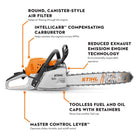 STIHL MS 251 WOOD BOSS® Gasoline Chainsaw